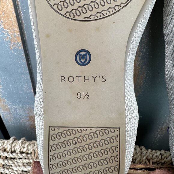 Rothy's The Loafer Linen Double Stitch Sz 9 1/2 - Picture 14 of 16